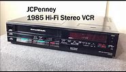 JCPenney 1985 Hi-Fi Stereo VCR Model 5075