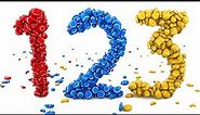 Learn Numbers with 3D Colorful Candies - Colors & Numbers Collection for Children