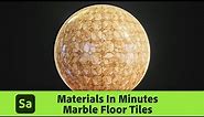 Make a Marble Floor Material in Substance 3D Sampler | Materials in Minutes #6 | Adobe Substance 3D