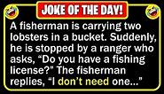 🤣 BEST JOKE OF THE DAY! - After a day fishing in the ocean, a fisherman is... | Funny Daily Jokes