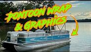 Pontoon Boat Wrap and New Vinyl Graphics