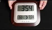 WS-8418U-IT Atomic Digital Wall Clock