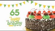 65th Birthday Song│Happy Birthday To You Song