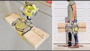 DIY Portable Miter Saw Stand / Station | Shop Projects