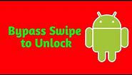 How to bypass swipe to unlock | disable swipe to unlock in android 11 | How to use Face Unlock
