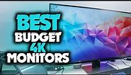 Best Budget 4K Monitor in 2023 [TOP 5 Cheap Picks]