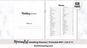 Wedding Planner Printable (PDF)