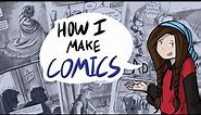 How to make Comics/Webcomics from script to publish! | My comic creation process