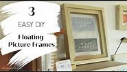 3 {EASY DIY} Picture Frames AND How to Cut Plexiglass