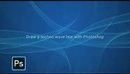 Photoshop tips—Draw a cool technical techno wave line