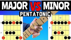 HOW TO USE The Major And Minor Pentatonic Scales Guitar