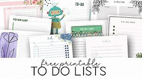 30 Free To Do List Printables | Simply Love Printables