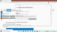 Windows Update Troubleshooter from Microsoft: Fix Windows Updates problems