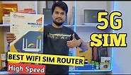 5g wifi router with sim card slot Unboxing & Review | How To Use 5G Wifi Sim Router