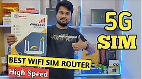 5g wifi router with sim card slot Unboxing & Review | How To Use 5G Wifi Sim Router
