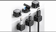 Review: 6 Pack Magnetic Cable Clips [Cable Smooth Adjustable] Cord Holder, Under Desk Cable