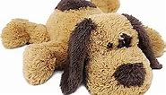 Floppy Stuffed Dog Puppy Plush Toy, Huggable Beagle Labrador Retriever Stuffed Animal Dogs for Kids Girls Boys Baby Birthday Gift, 20 inch, Brown