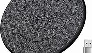 NewQ Wireless Charger, 15W Max Wireless Charging Pad for iPhone 15 14 13 12 11 X 8 Mini/SE/Pro/Max/Plus, Samsung Galaxy S23/S22/S21/S20/S10/S9/S8/S7/Note20/10/9/8, Air Pods/Pro/Galaxy Buds/+, 1 Pack