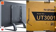 Video Review Universal TV Stand Tabletop for 22 to 65 inch Plasma LCD LED Flat Screen TV Legs