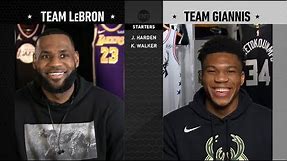 Team LeBron & Team Giannis Full Draft | 2019 NBA All-Star