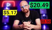 How Much YouTube ACTUALLY Pays You for 1,000 Views in 2024