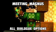 Meeting Magnus - All dialogue options in Minecraft: Story Mode Episode 2