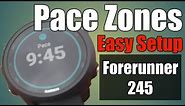 How to setup Pace alerts for Garmin Forerunner 245 & 645. - Easy setup & demonstration