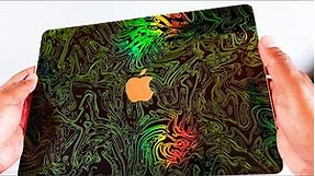 I Covered My MacBook In Acid & It Looks INSANE! Dbrand Damascus Skin Review & Installation Guide