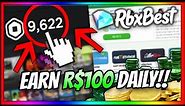 How to make 100 Robux everyday!