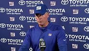 Giants postgame press conference