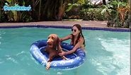 PoolCandy Inflatable Pet Float - Easy Set Up Doggy Pool Floats