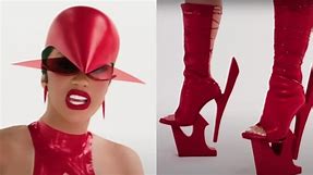 Cardi B’s Carolin Holzhuber Sculptural Heels Are the Star of ‘Enough’ Music Video