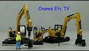 Diecast Masters Caterpillar Mini Excavators by Cranes Etc TV