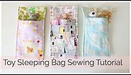 How to Sew a Toy Sleeping Bag