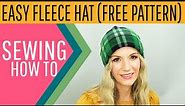 How to Make a Fleece Hat (Free Pattern)