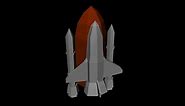 3d modeling low poly Space Shuttle (Autodesk Maya Tutorial)