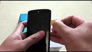 Google Nexus 5: How to Insert / Remove SIM Card