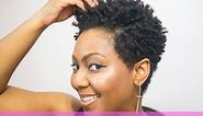 How to do Finger Coils on Natural Hair and Rock a Coil out with a Tapered Cut