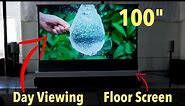 Vivid Storm's 100" ALR Floor Projector Screen: Full Review