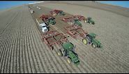 16 Row Massive Potato Harvest with John Deere and Spudnik