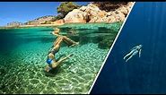 Underwater Greek fun, waterline, waterway