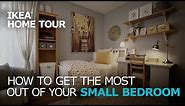 Small Bedroom Storage Solutions - IKEA Home Tour