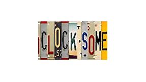 Five O Clock Somewhere Unique Metal Wall Decor for Home, Bar, Diner, Pub, 16 x 4 Inches,Fun Kitchen Decor, Unique Drinking Sign, Funny Bar Signs, Vintage Kitchen Signs