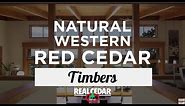 Natural Western Red Cedar Timbers - RealCedar.com