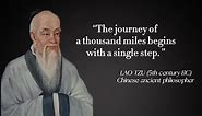 Quote of the Day: The journey of a thousand miles begins with a single step