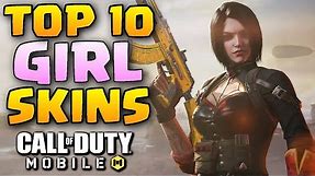TOP 10 GIRL Skins in Call of Duty Mobile | CoD Mobile Female Characters