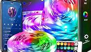 dalattin Led Lights for Bedroom 100ft,Smart Led Strip Lights with App Control Remote Control,5050 RGB LED Light Strips,Music Sync Color Changing Room Decoration Party,Easter Decor(2 Rolls of 50ft)