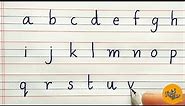 How to write small alphabets in simple and basic steps | Learn to Write lowercase Alphabet for kids
