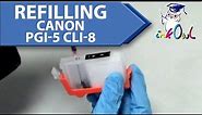 How to Use Refillable Cartridges for CANON PGI-5 and CLI-8