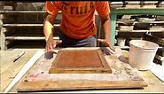 COMO HACER MOSAICOS RUSTICOS CON CEMENTO DE SECADO RAPIDO/ how to make clay tile